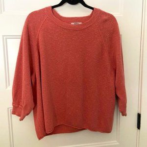 MADEWELL 3/4 sleeve sweater size L